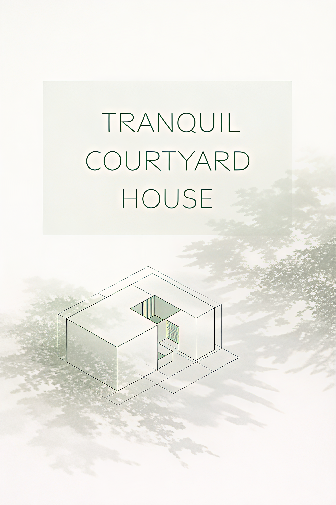 Tranquil Courtyard house